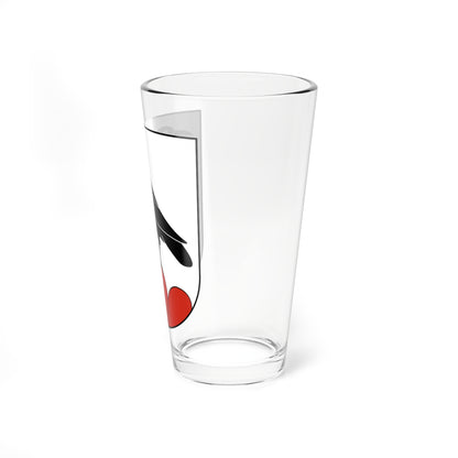 Untereggen-blazon (Switzerland) (Coat of Arms) Pint Glass 16oz