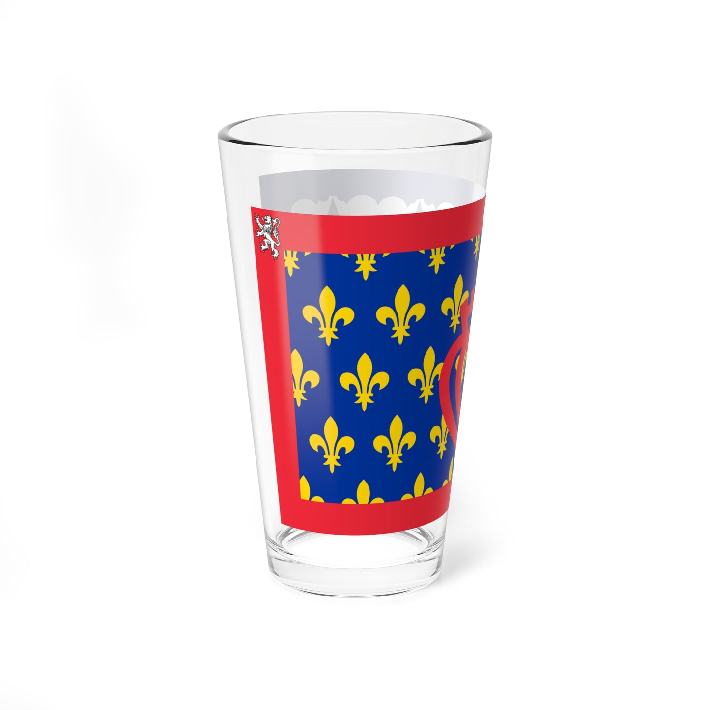 Cultural flag of Pays-de-la-Loire (France) Pint Glass 16oz