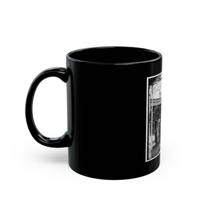 Brig. Gen. Mathew Martin  Burke & Staff. (U.S. Civil War) Black Coffee Mug