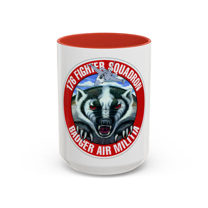 176th Fighter Squadron (U.S. Air Force) Accent Coffee Mug