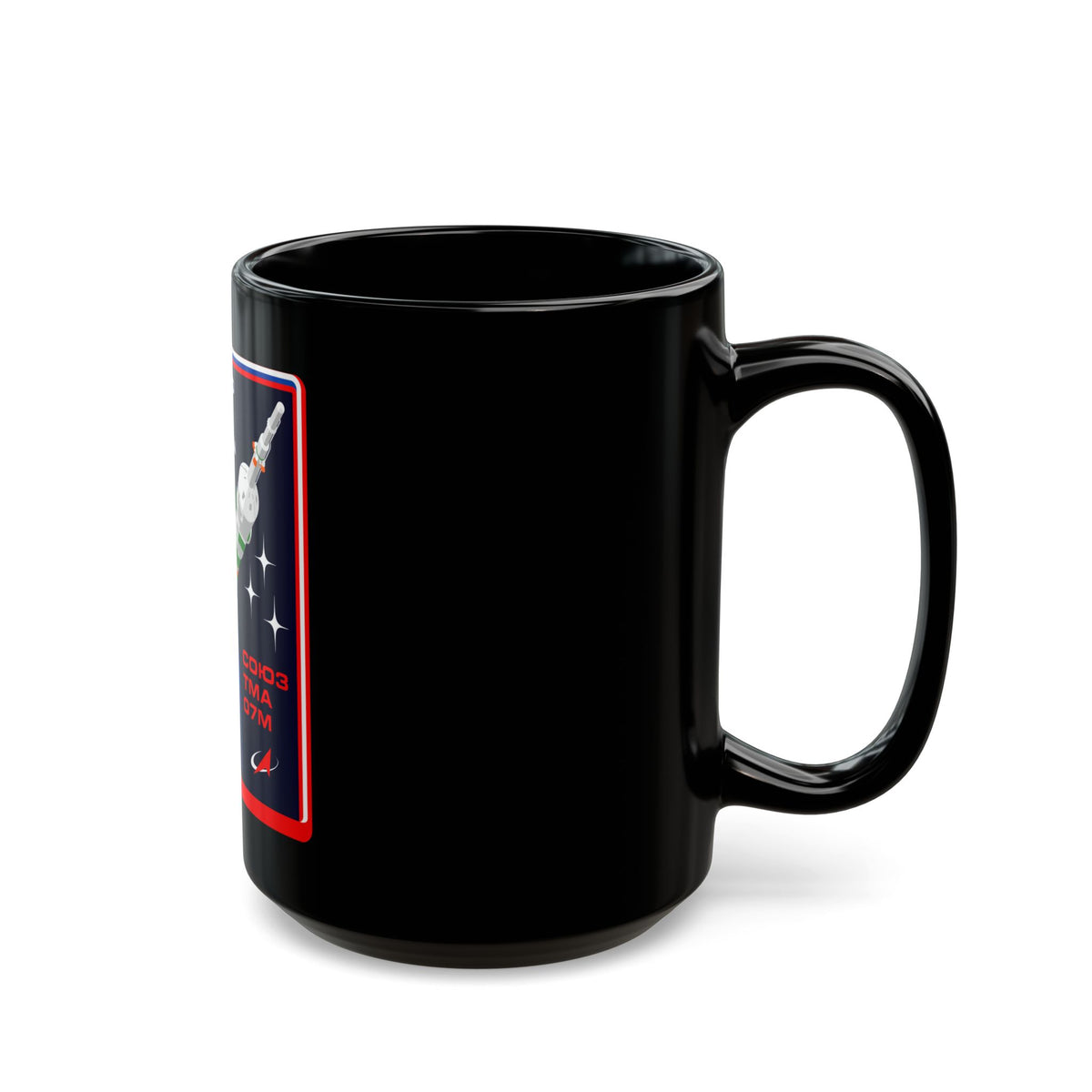 Soyuz TMA-07M (Soyuz Programme) Black Coffee Mug