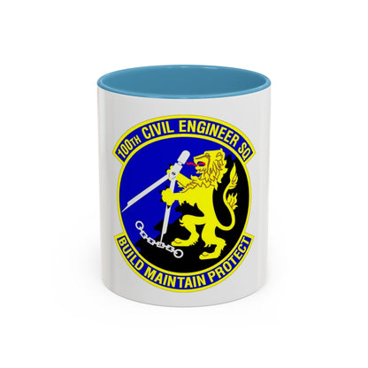 100 Civil Engineer Squadron USAFE (U.S. Air Force) Accent Coffee Mug