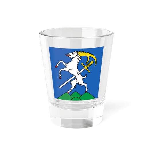 CHE Entremont Flag (Switzerland) Shot Glass 1.5oz