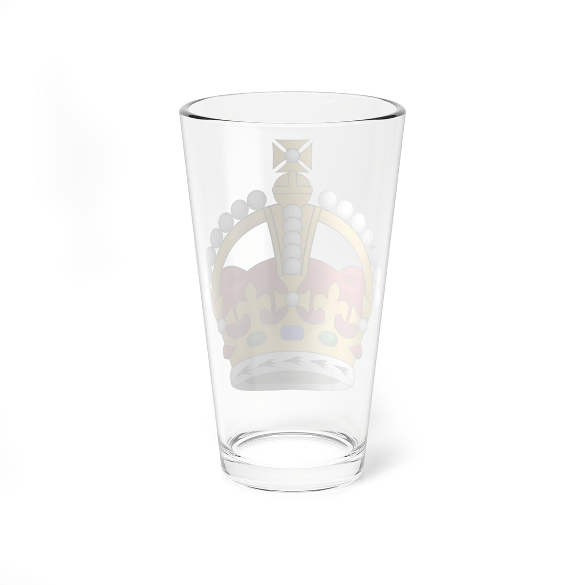 Kings Crown (United Kingdom) (Coat of Arms) Pint Glass 16oz
