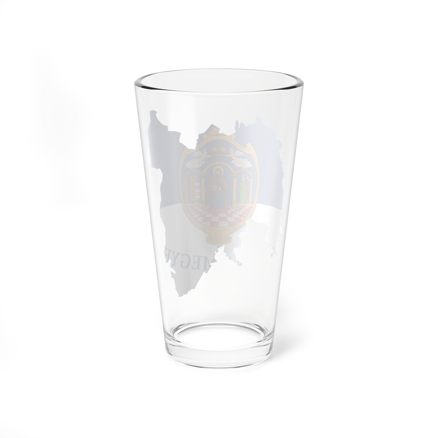 Flag-map of Tolna County (Hungary) Pint Glass 16oz