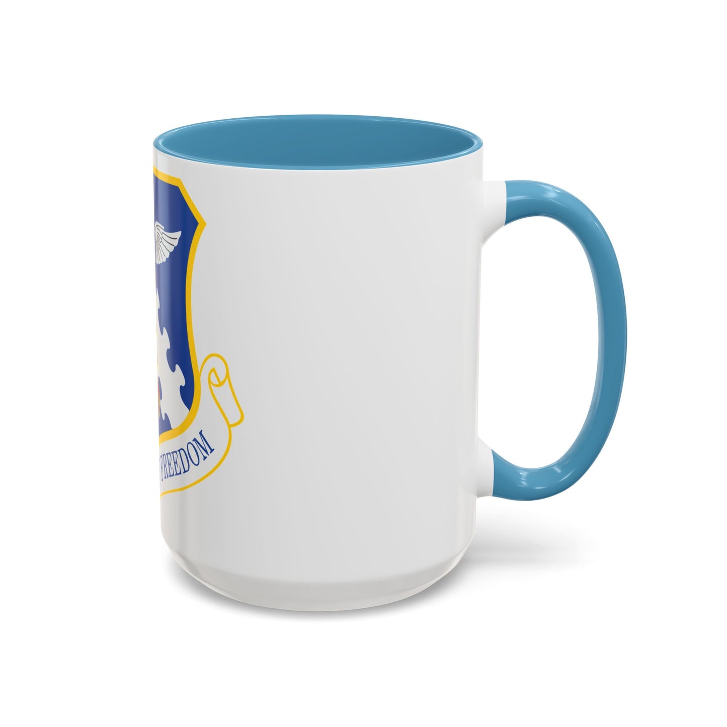 182d Airlift Wing insignia AFD 080128 056 (U.S. Air Force) Accent Coffee Mug