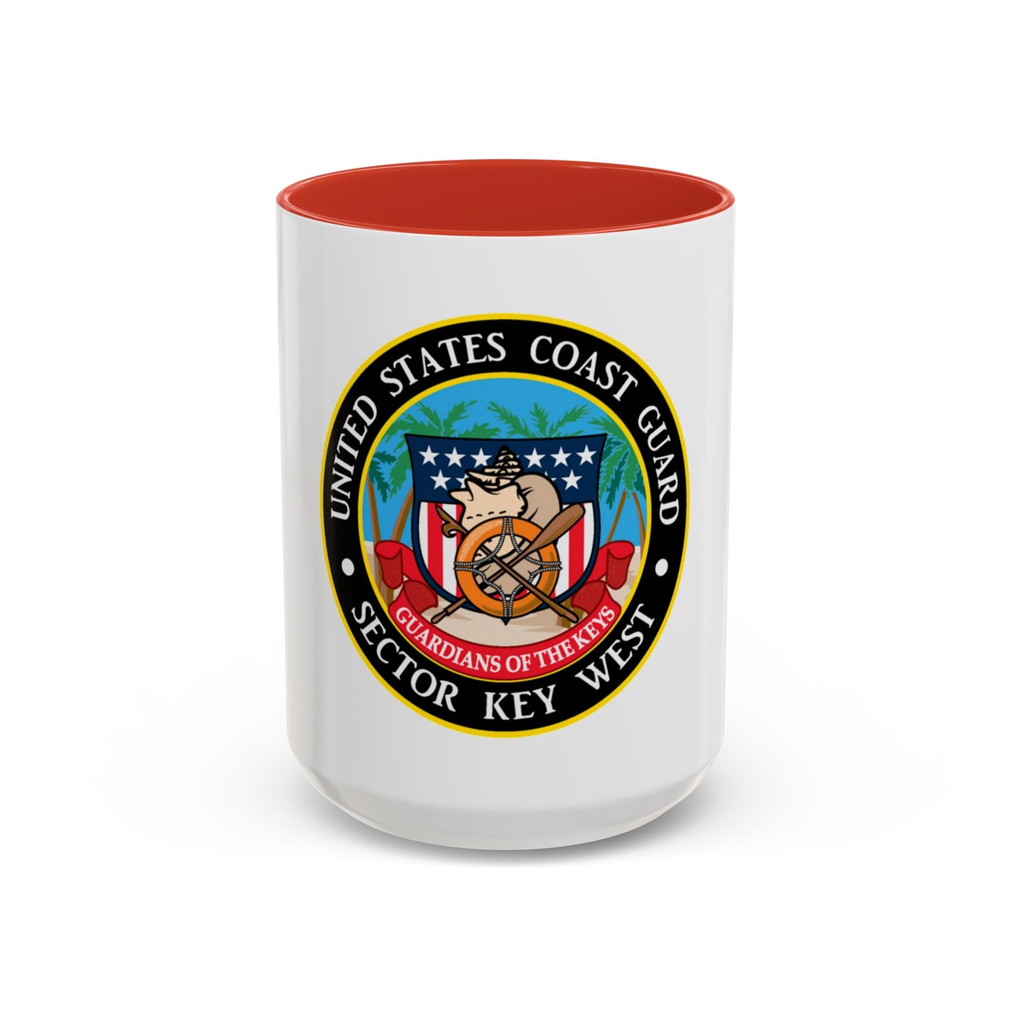USCG Sector Key West (U.S. Coast Guard) Accent Coffee Mug