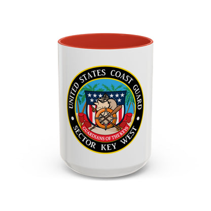 USCG Sector Key West (U.S. Coast Guard) Accent Coffee Mug