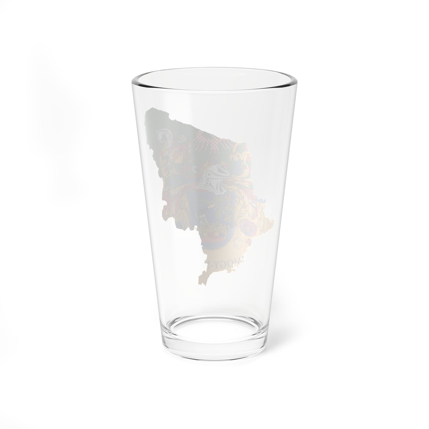 Flag-map of Somogy County (Hungary) Pint Glass 16oz