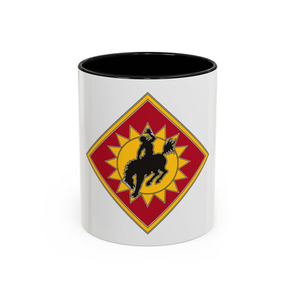 115th Field Artillery Brigade (U.S. Army) Accent Coffee Mug