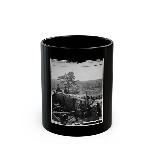 Atlanta, Georgia. Federal Troops In Confederate Fort (U.S. Civil War) Black Coffee Mug