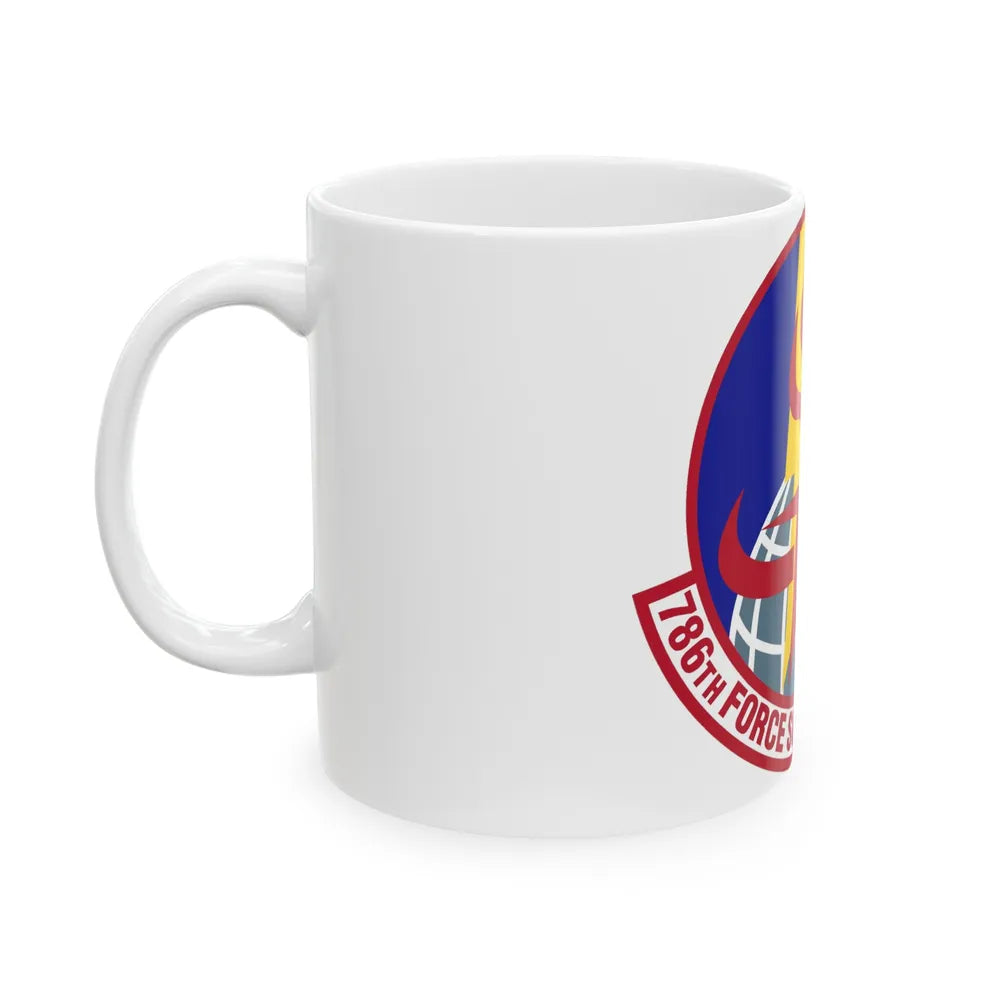 786th Force Support Squadron (U.S. Air Force) White Coffee Mug-Go Mug Yourself