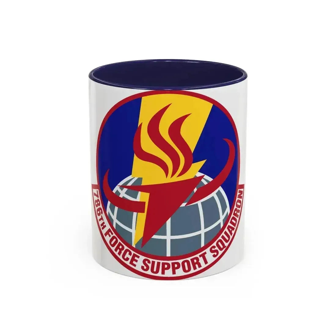 786th Force Support Squadron (U.S. Air Force) Accent Coffee Mug 11oz Navy - Go Mug Yourself