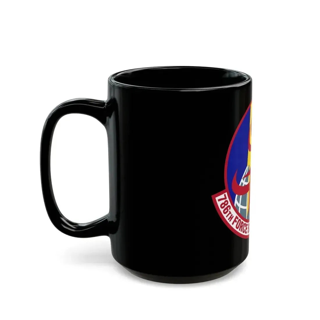 786th Force Support Squadron (U.S. Air Force) Black Coffee Mug - Go Mug Yourself
