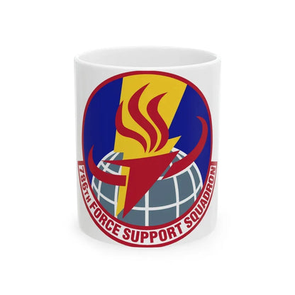 786th Force Support Squadron (U.S. Air Force) White Coffee Mug 11oz - Go Mug Yourself
