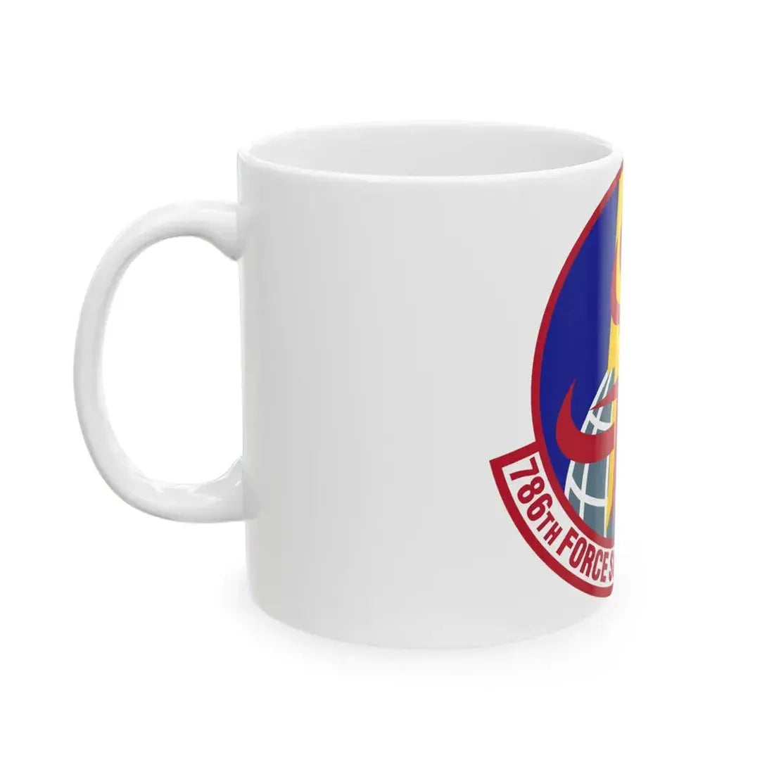 786th Force Support Squadron (U.S. Air Force) White Coffee Mug - Go Mug Yourself