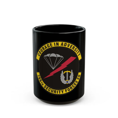 786th Security Forces Squadron (U.S. Air Force) Black Coffee Mug-15oz-Go Mug Yourself