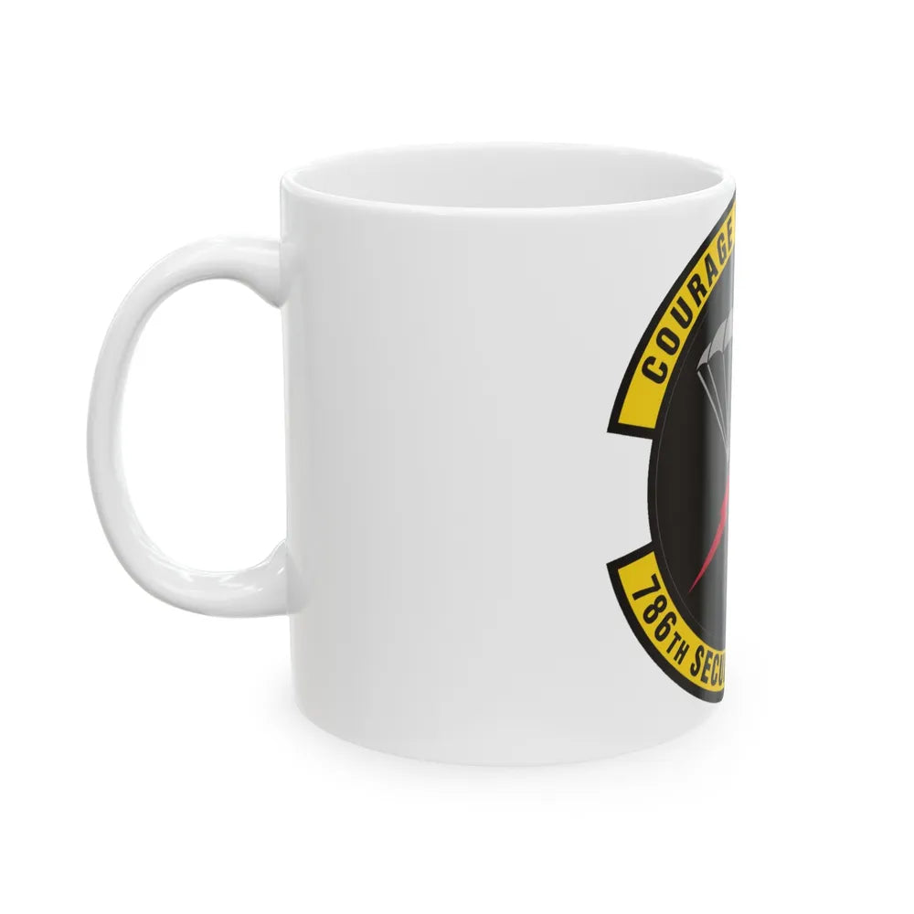 786th Security Forces Squadron (U.S. Air Force) White Coffee Mug-Go Mug Yourself