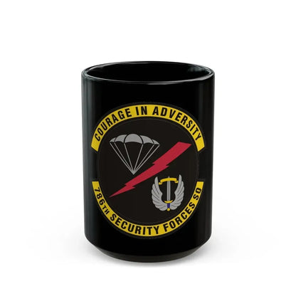 786th Security Forces Squadron (U.S. Air Force) Black Coffee Mug 15oz - Go Mug Yourself