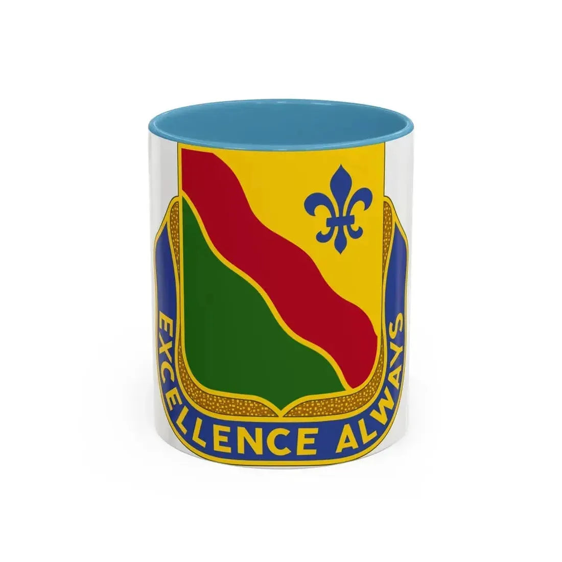 787 Military Police Battalion (U.S. Army) Accent Coffee Mug 11oz Light Blue - Go Mug Yourself