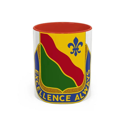 787 Military Police Battalion (U.S. Army) Accent Coffee Mug 11oz Red - Go Mug Yourself