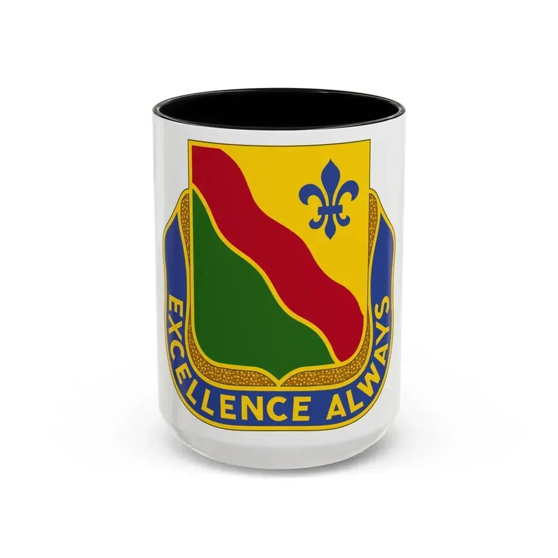 787 Military Police Battalion (U.S. Army) Accent Coffee Mug 15oz Black - Go Mug Yourself