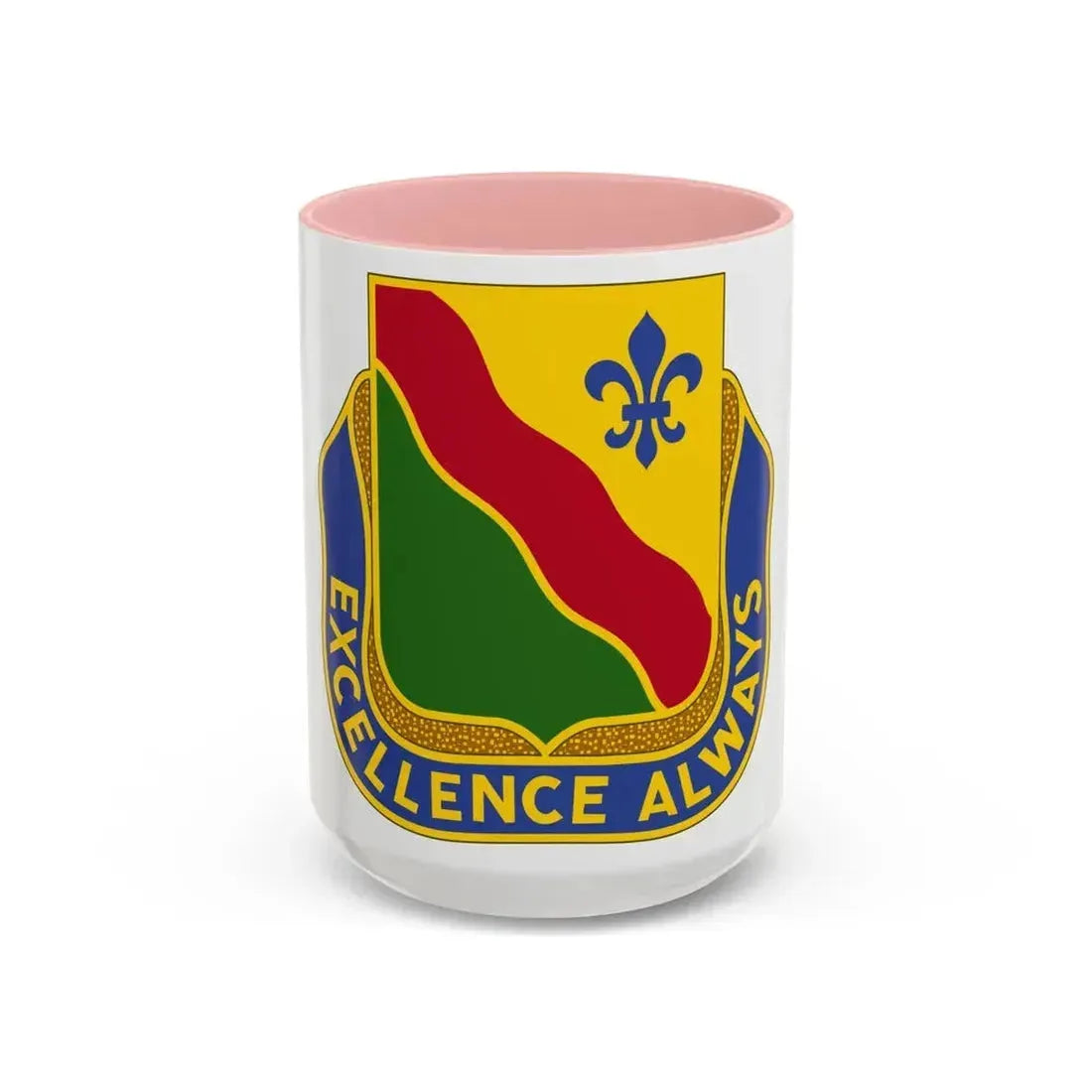 787 Military Police Battalion (U.S. Army) Accent Coffee Mug 15oz Pink - Go Mug Yourself