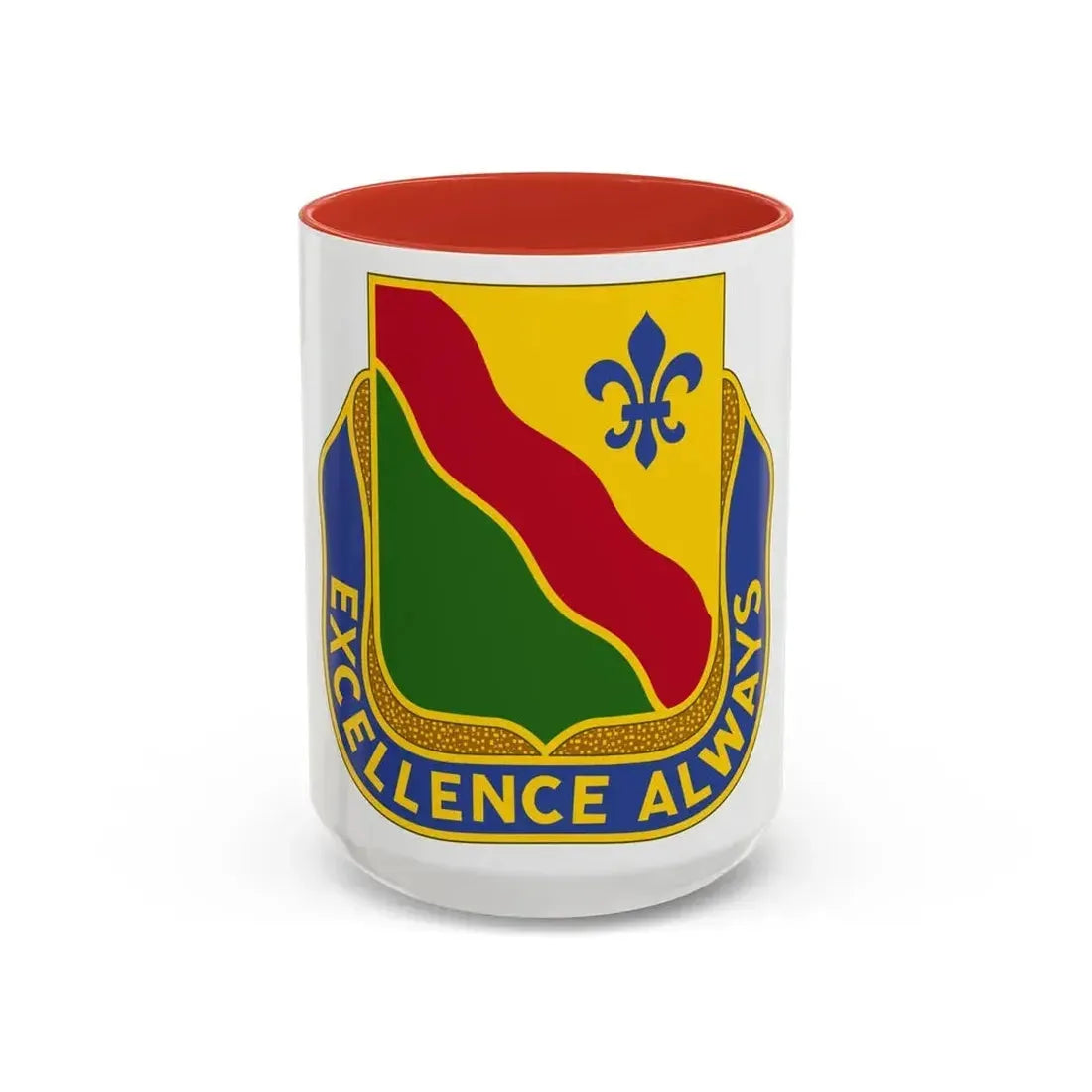 787 Military Police Battalion (U.S. Army) Accent Coffee Mug 15oz Red - Go Mug Yourself