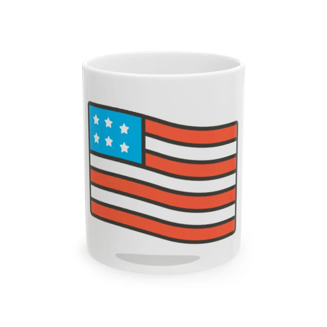 787-United-States (United States) White Coffee Mug 11oz - Go Mug Yourself