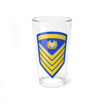 Cyprus Air Force OR 8 (Cyprus) (Military Rank) Pint Glass 16oz