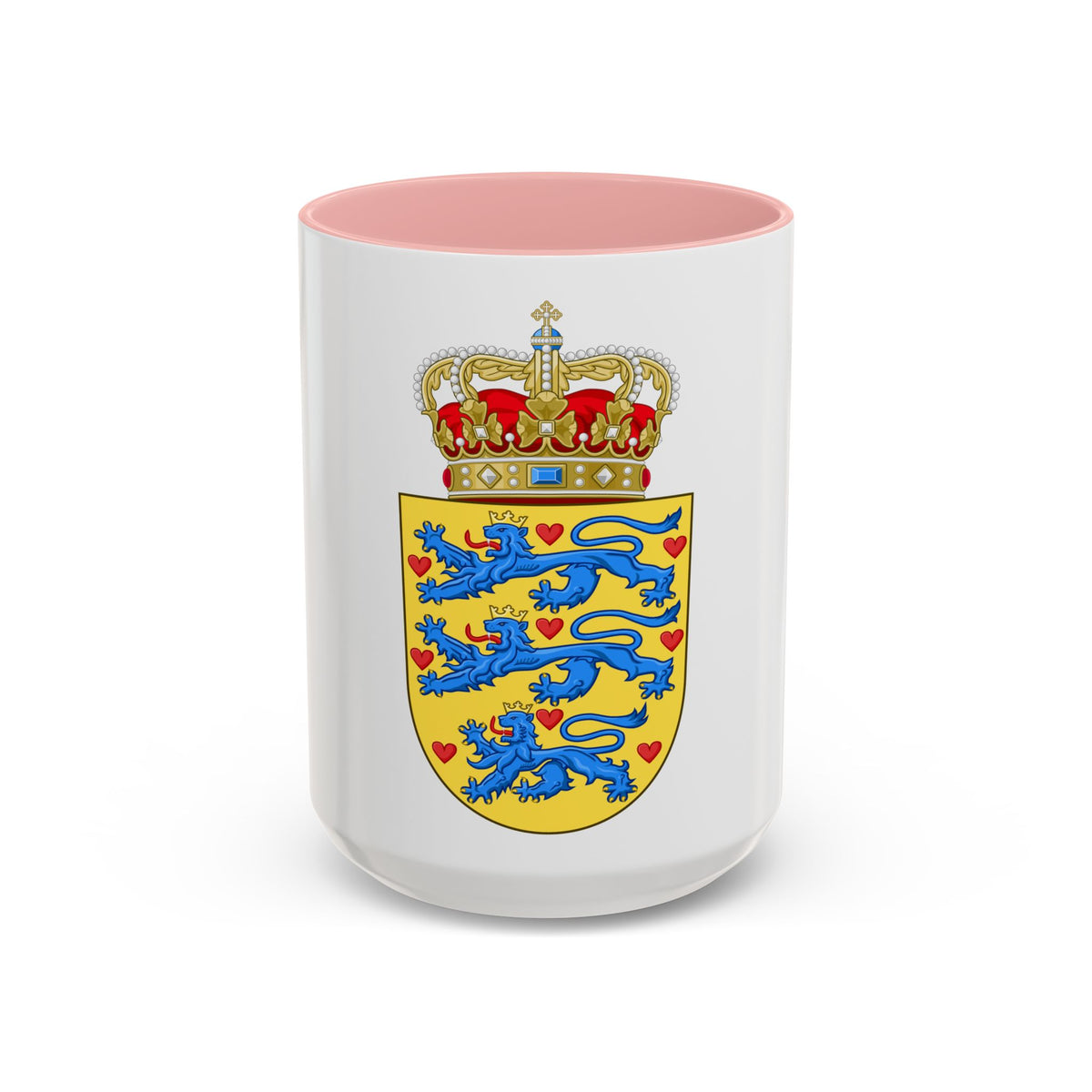 National Coat of arms of Denmark - Accent Coffee Mug
