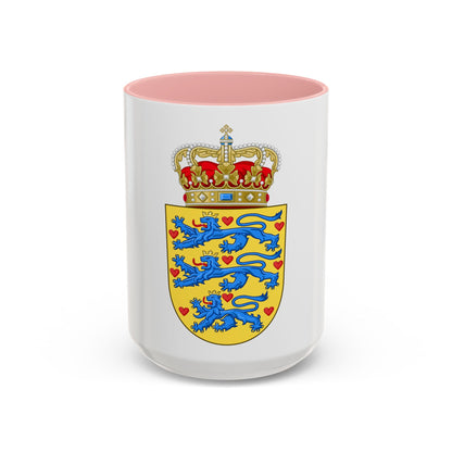 National Coat of arms of Denmark - Accent Coffee Mug