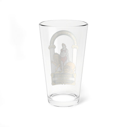 Escudo de Andalucía oficial (Spain) (Coat of Arms) Pint Glass 16oz