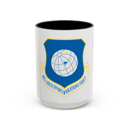607th ASOGR (U.S. Air Force) Accent Coffee Mug