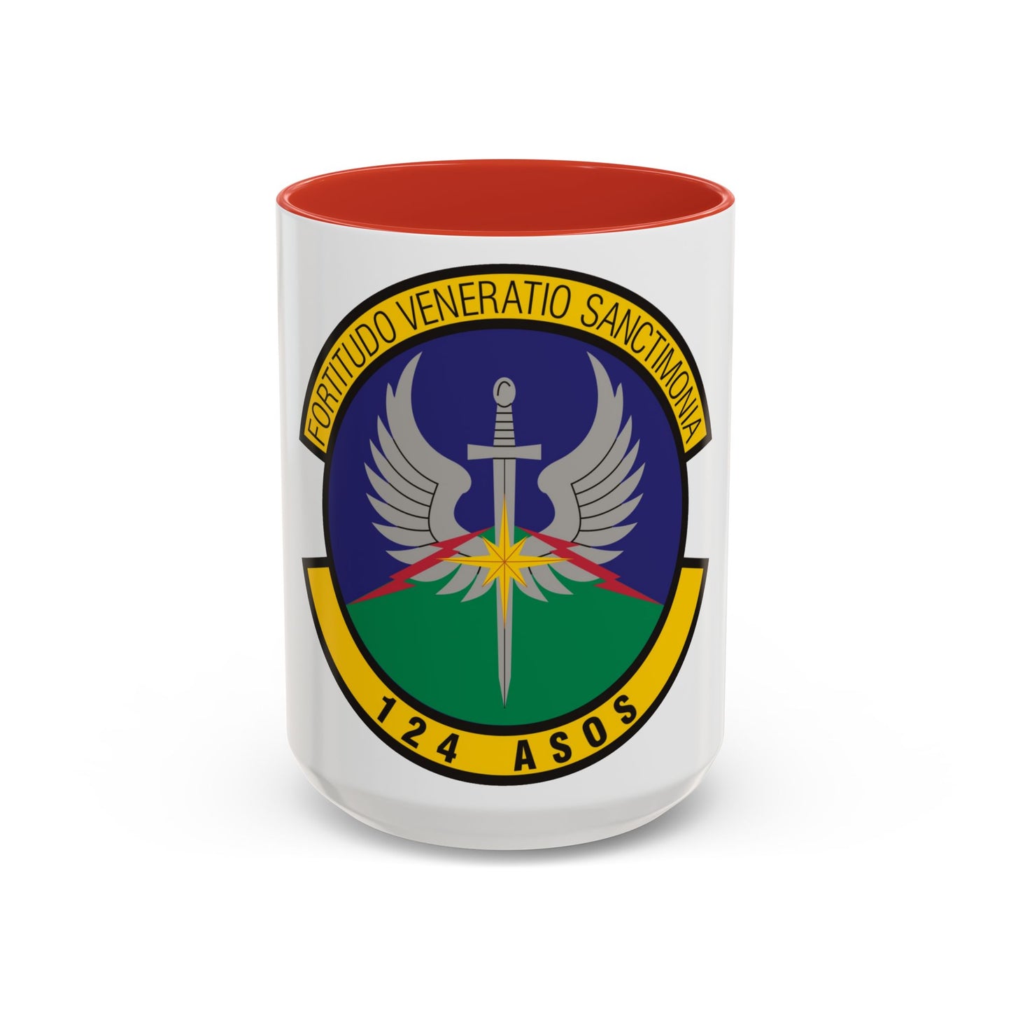 124th Air Support Operations Squadron (U.S. Air Force) Accent Coffee Mug