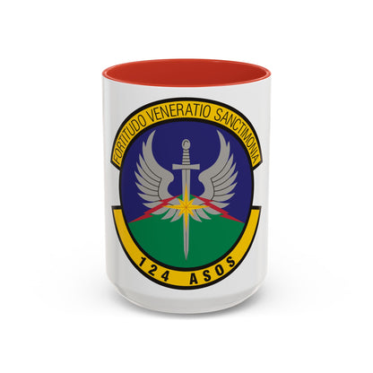 124th Air Support Operations Squadron (U.S. Air Force) Accent Coffee Mug