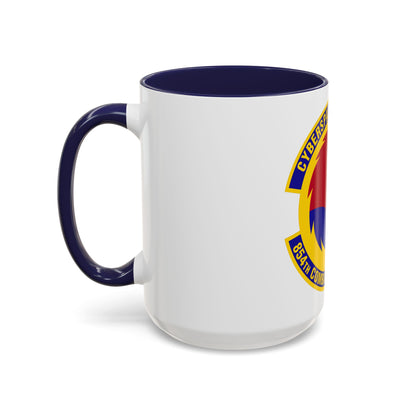 854 Combat Operations Squadron AFRC (U.S. Air Force) Accent Coffee Mug