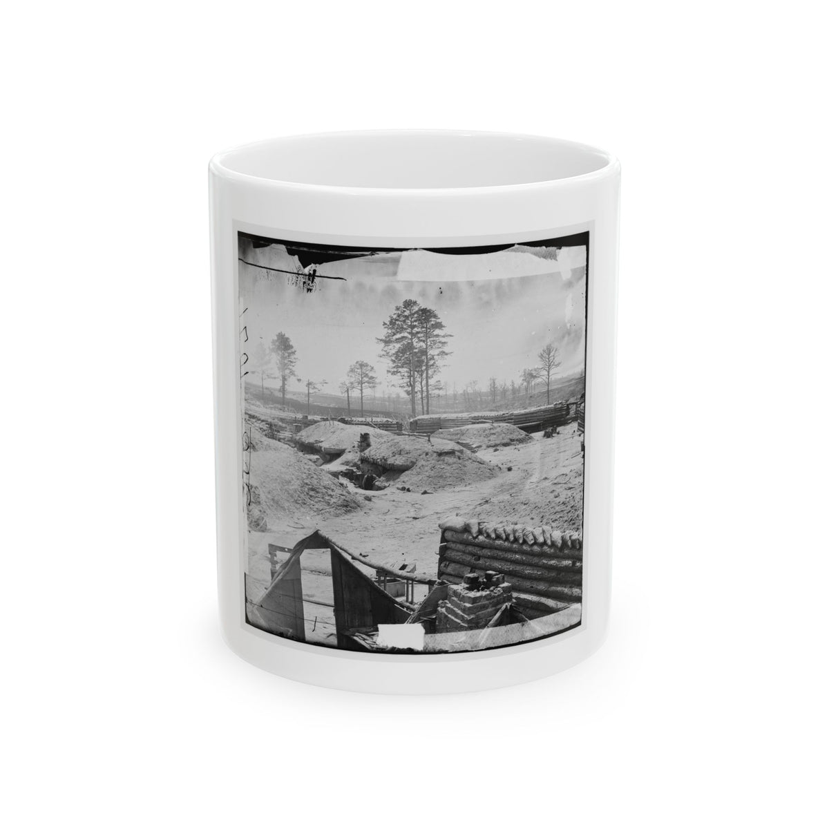 Petersburg, Va. Fortifications (U.S. Civil War) White Coffee Mug