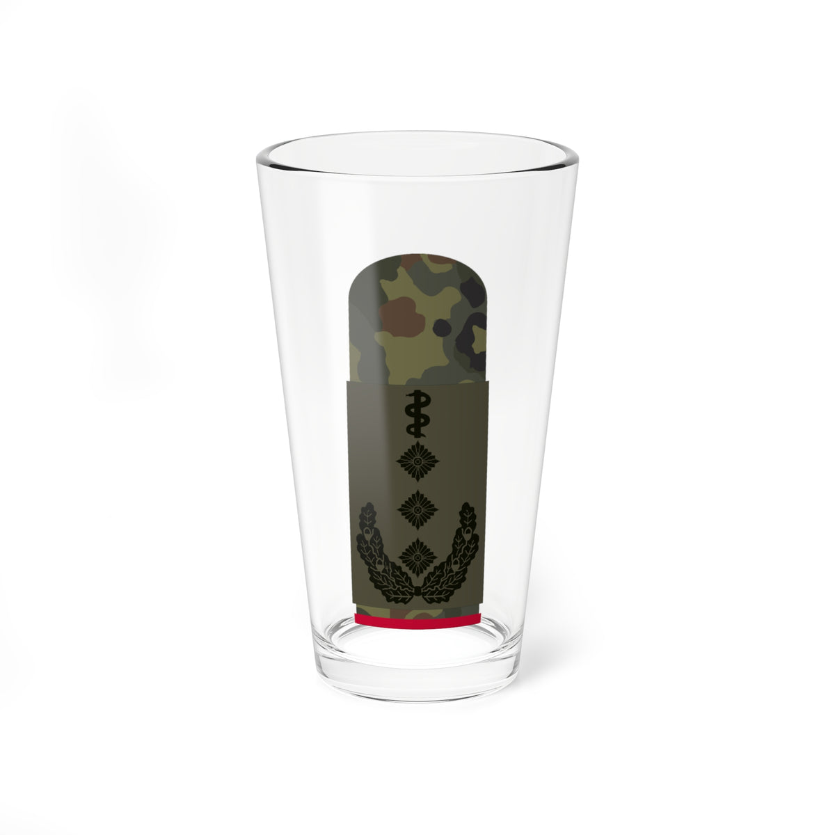 HA OS5 53b Oberstarzt i.G. HMx L (Military Rank) Pint Glass 16oz