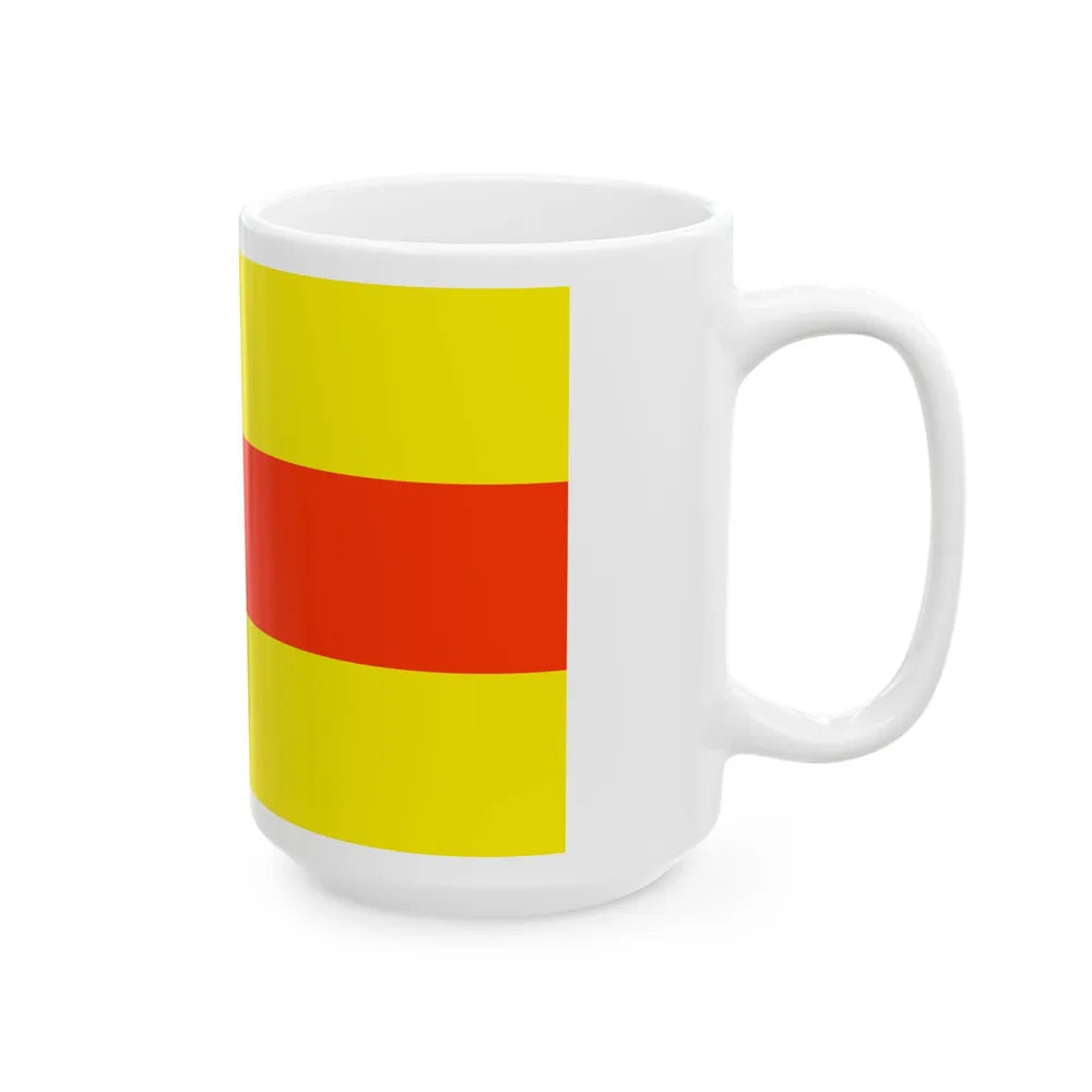 Flag of Baden Baden Germany - White Coffee Mug-Go Mug Yourself