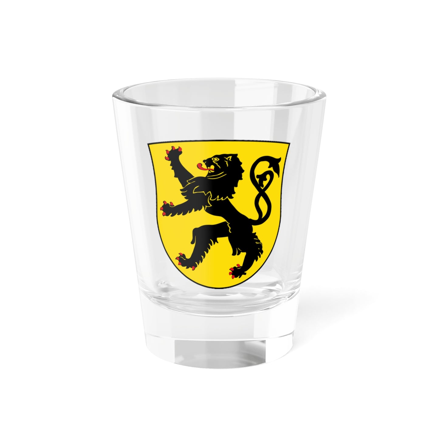 LUX Dudelange incorrect COA (Luxembourg) (Coat of Arms) Shot Glass 1.5oz