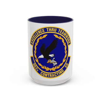 902d Contracting Squadron (U.S. Air Force) Accent Coffee Mug