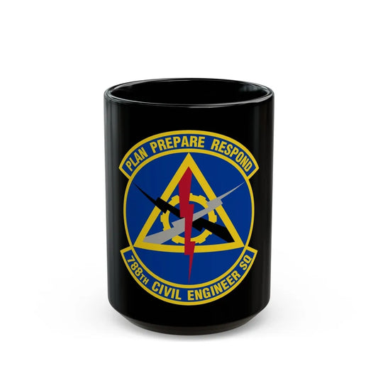 788 Civil Engineer Squadron AFMC (U.S. Air Force) Black Coffee Mug-15oz-Go Mug Yourself