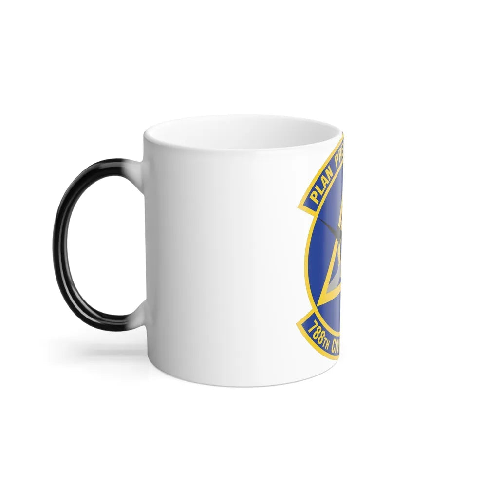 788 Civil Engineer Squadron AFMC (U.S. Air Force) Color Changing Coffee Mug-Go Mug Yourself