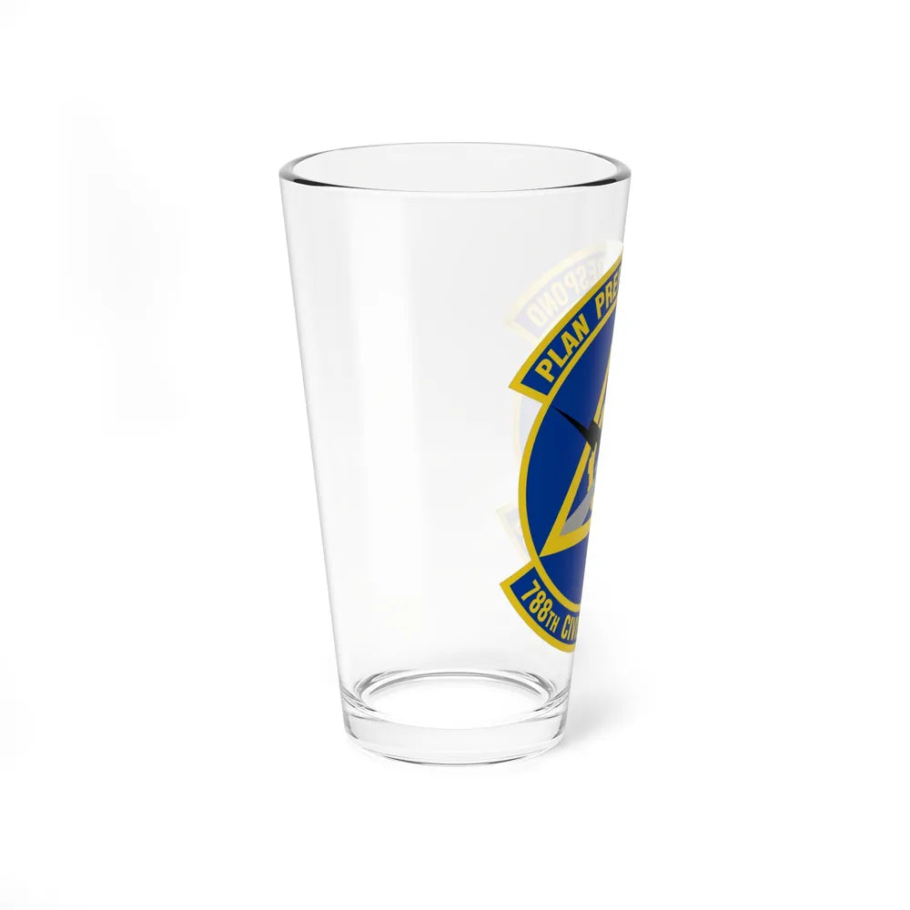 788 Civil Engineer Squadron AFMC (U.S. Air Force) Pint Glass 16oz-Go Mug Yourself