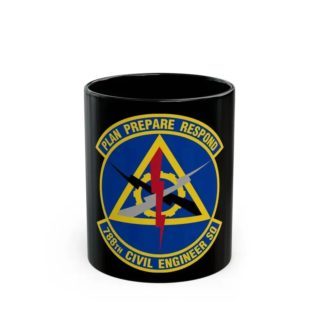 788 Civil Engineer Squadron AFMC (U.S. Air Force) Black Coffee Mug 11oz - Go Mug Yourself