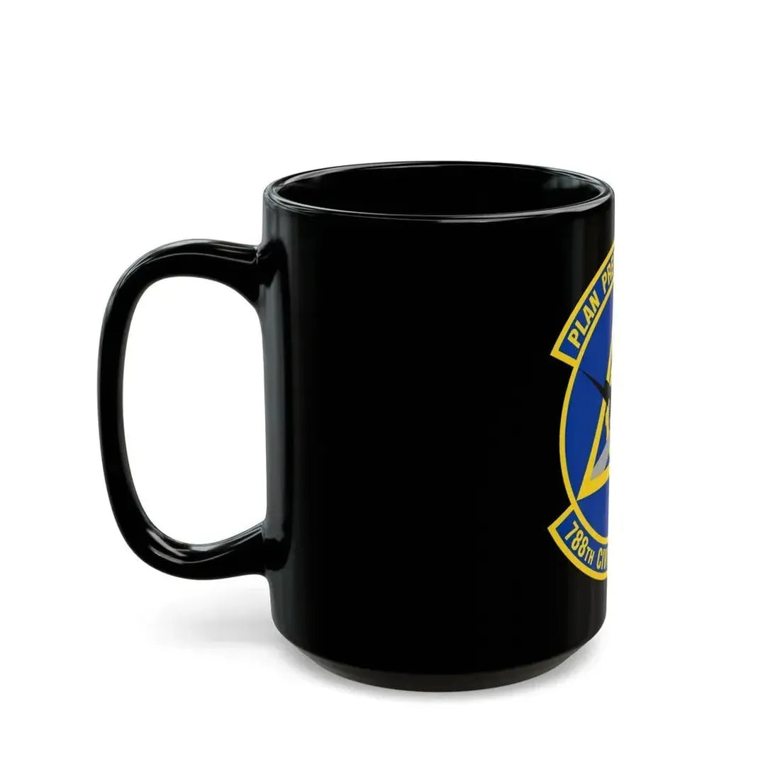 788 Civil Engineer Squadron AFMC (U.S. Air Force) Black Coffee Mug - Go Mug Yourself