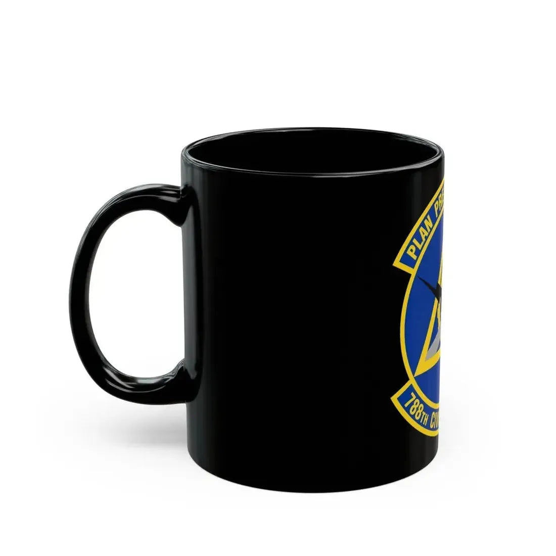 788 Civil Engineer Squadron AFMC (U.S. Air Force) Black Coffee Mug - Go Mug Yourself