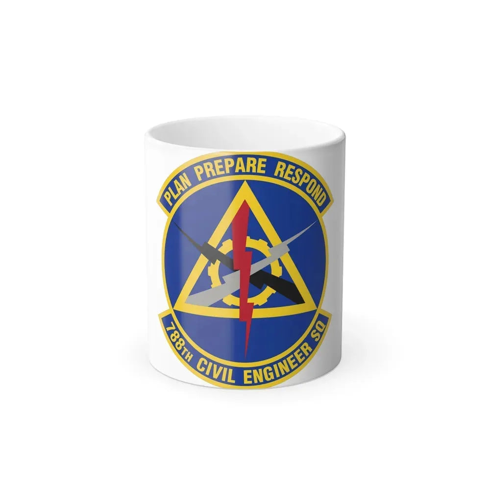 788 Civil Engineer Squadron AFMC (U.S. Air Force) Color Changing Coffee Mug 11oz - Go Mug Yourself