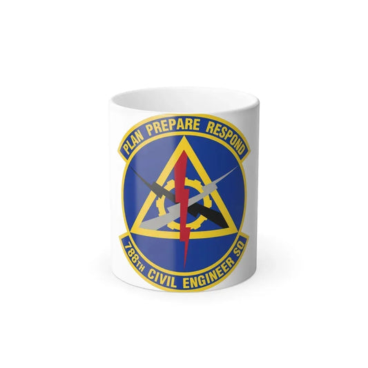 788 Civil Engineer Squadron AFMC (U.S. Air Force) Color Changing Coffee Mug 11oz - Go Mug Yourself